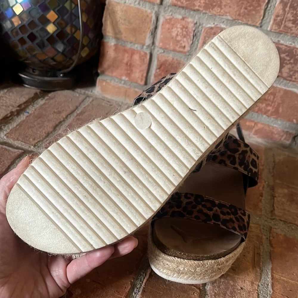 Madden Girl Cybell Leopard Platform Sandals
